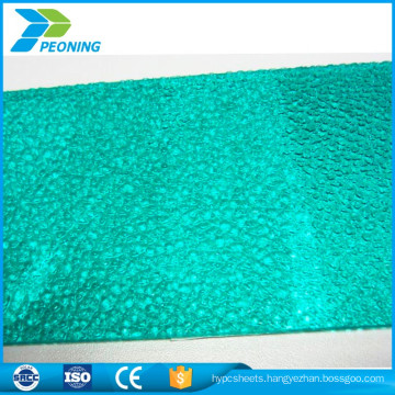 Matte texture clear colored polycarbonate plastic sheet